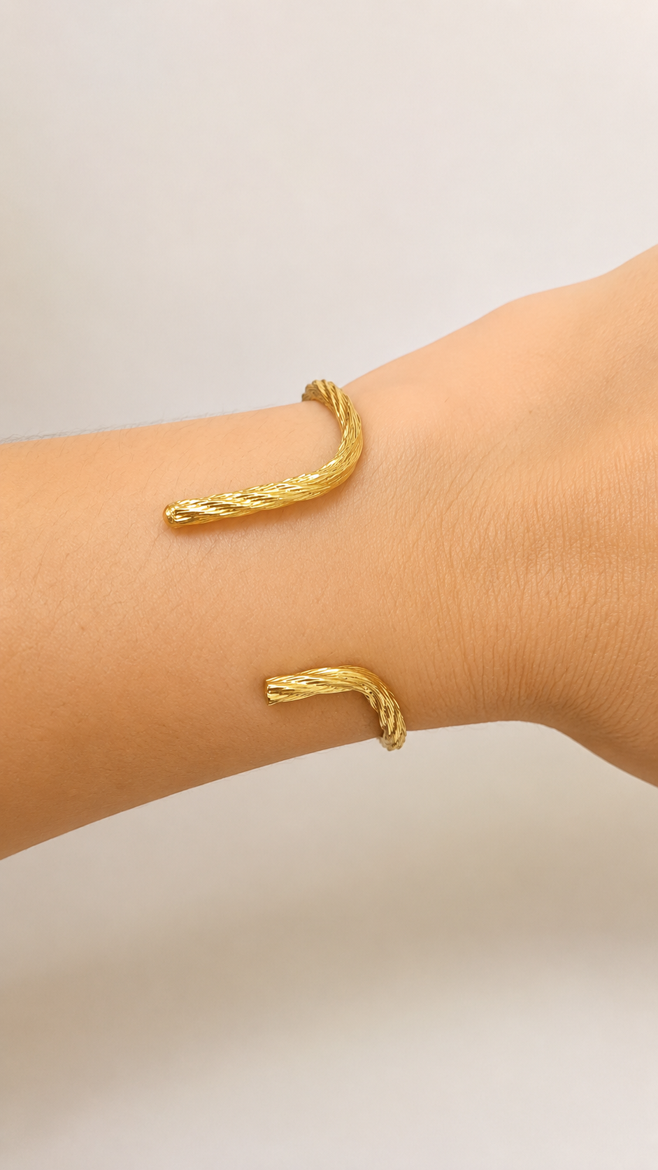 Bracelete Double Trabalhado Ouro 18k