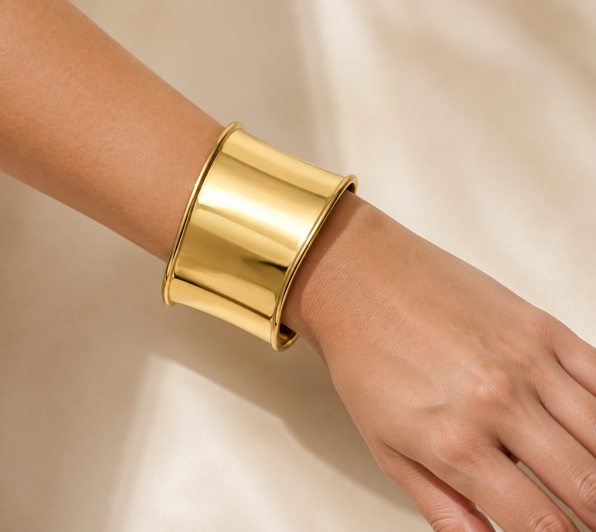 Bracelete Grécia Máxi Ouro 18k