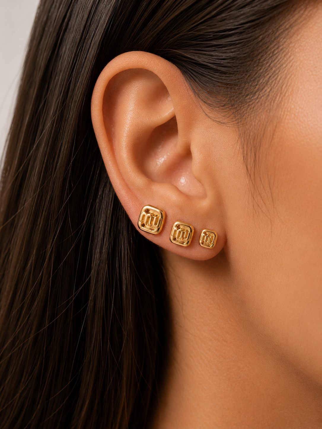 Brinco Trio Inspiração Mimiu Ouro 18k
