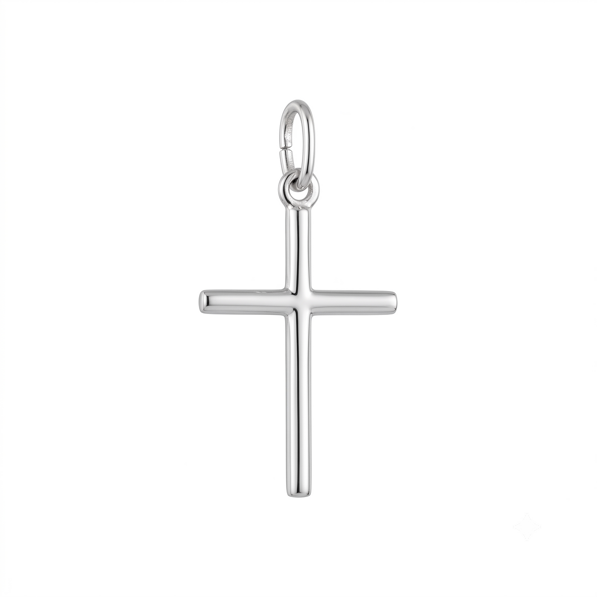 Pingente Prata 925 Crucifixo Palito