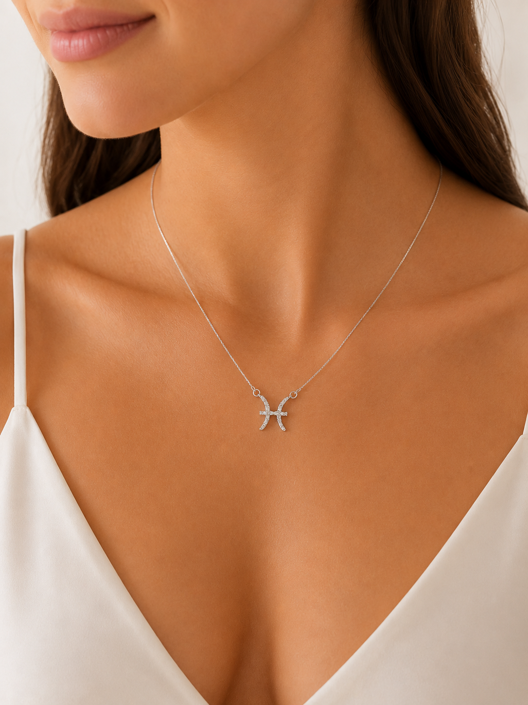 Colar Signo Peixes Prata 925