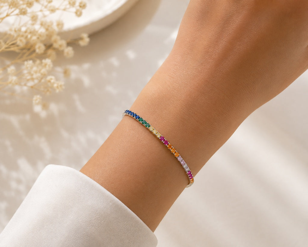 Pulseira Riviera Full Collor Prata 925