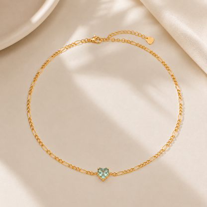Choker 3x1 Turmalina Ouro 18k