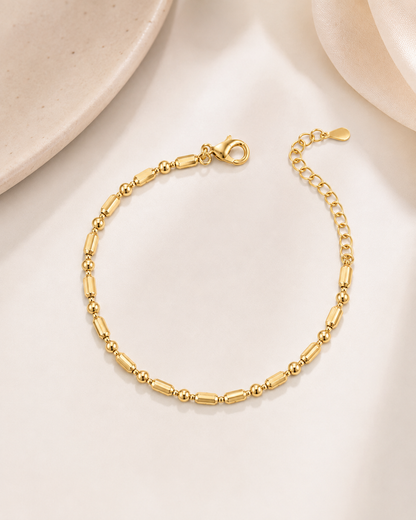 Pulseira Ponto e Vírgula MontClair Ouro 18k