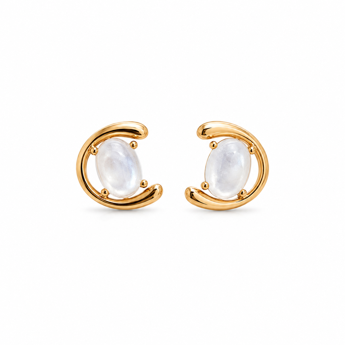 Brinco Aurora Lunar Ouro 18k