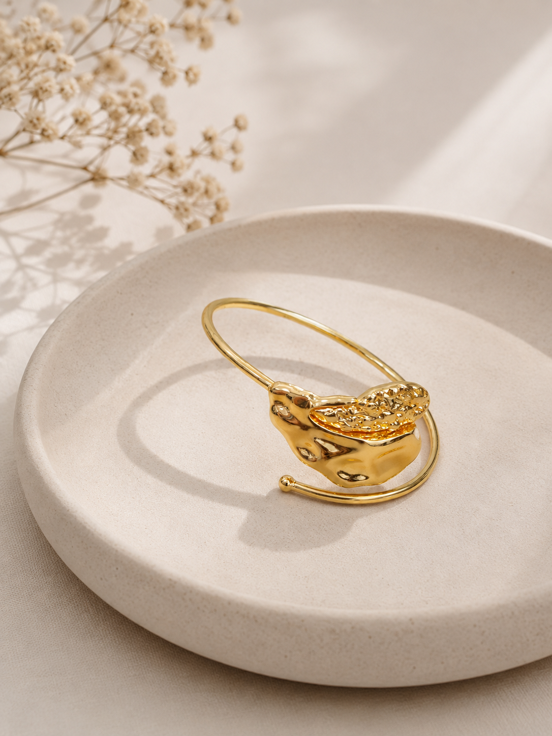 Bracelete Nuance Coração Lisa Ouro 18k