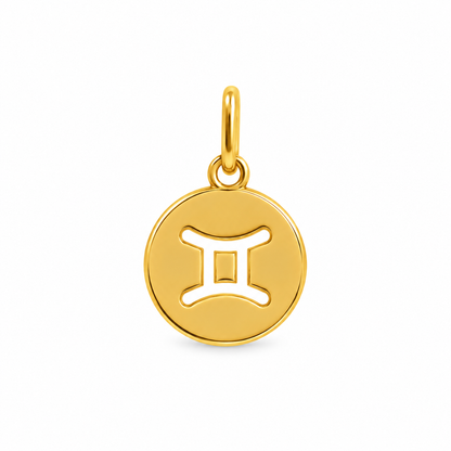 Scarlat SKU 15146 foto 1 | Pingente Signos Chapinha Lisa Ouro 18k