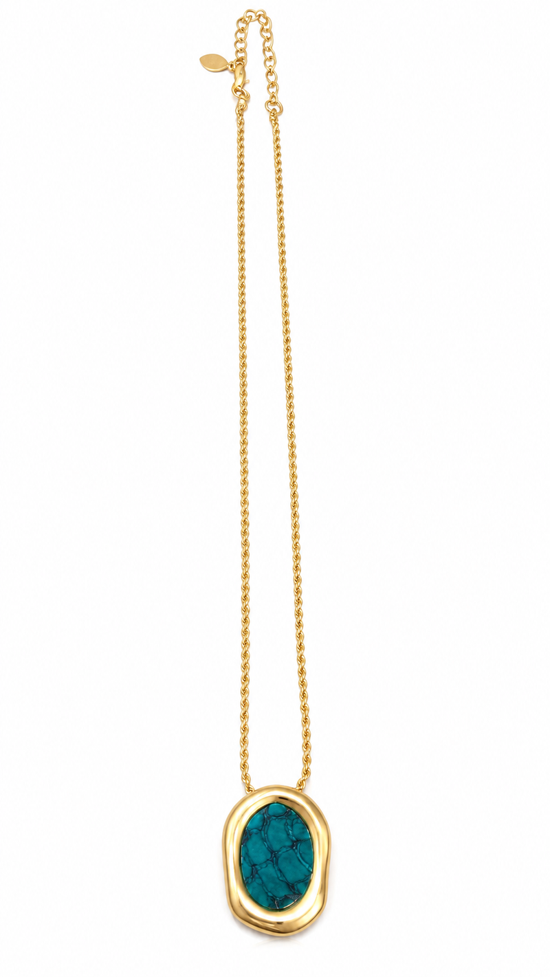 Colar Orgânico com Cordão Baiano Ouro 18k