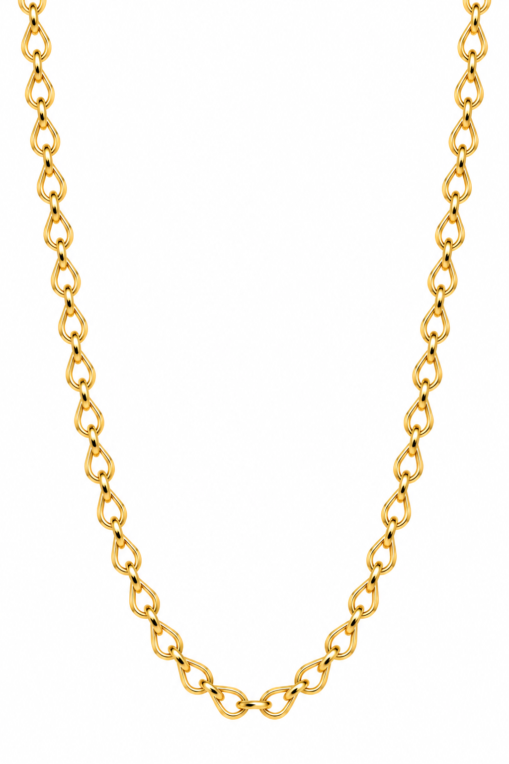 Corrente Elo Gota P Ouro 18k
