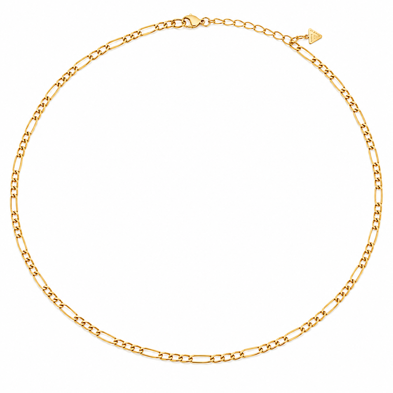 Choker Elo 3x1 Ouro 18k