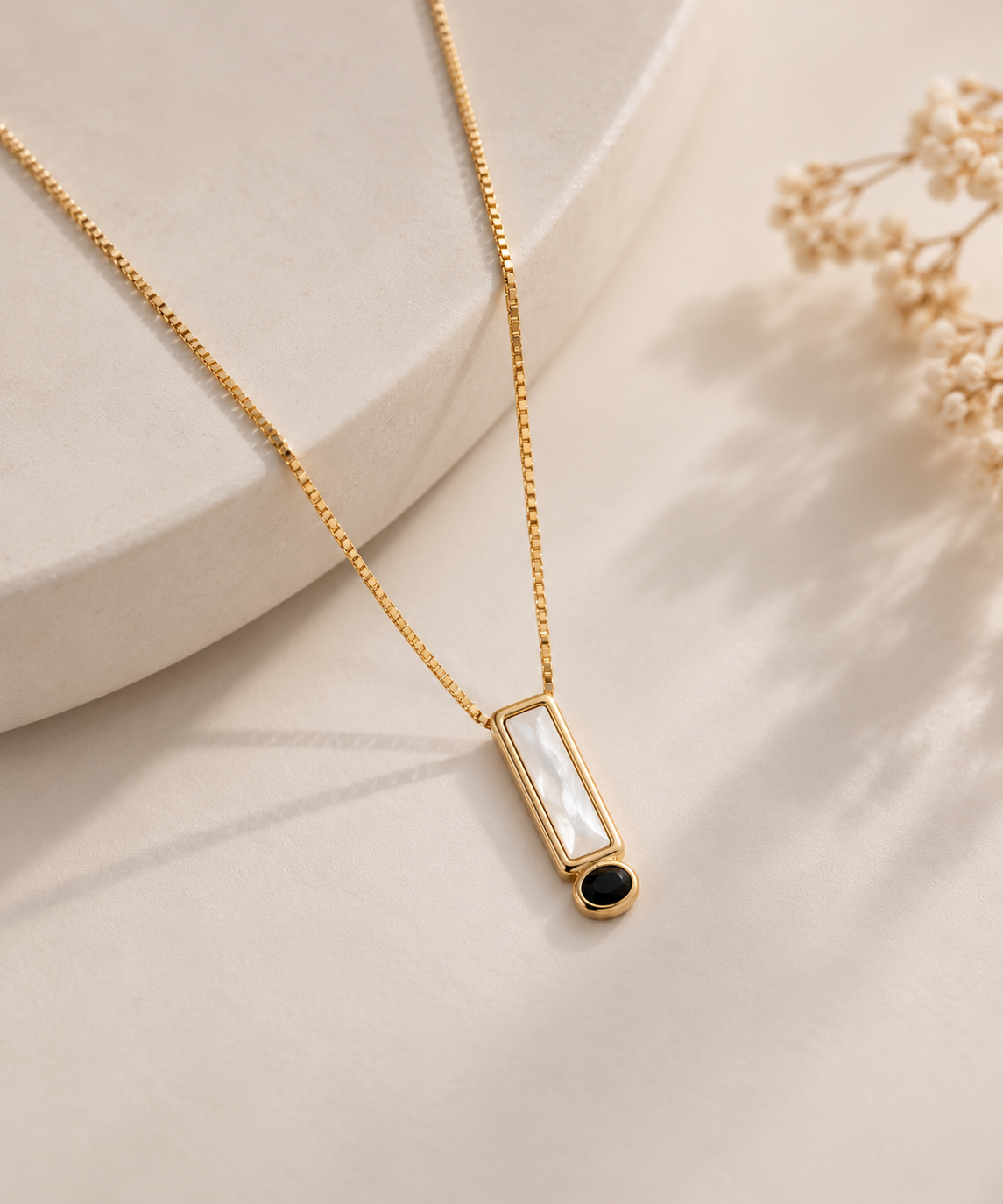 Colar Madre Pérola Ouro 18k