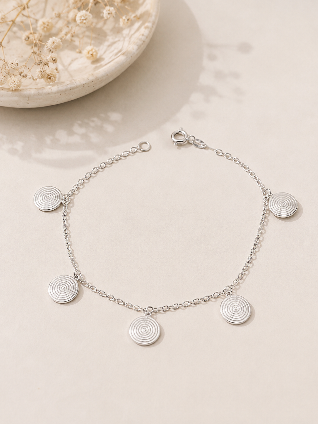 Pulseira Medalha Pai Nosso Prata 925