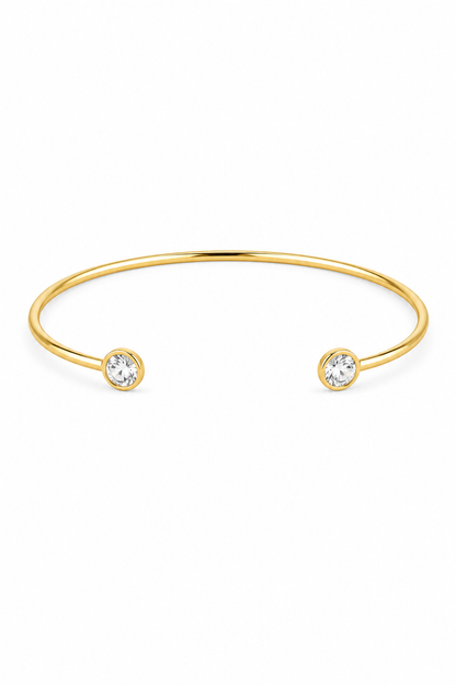 Bracelete Esfera + Zircônia Cravação Inglesa MontClair 18k