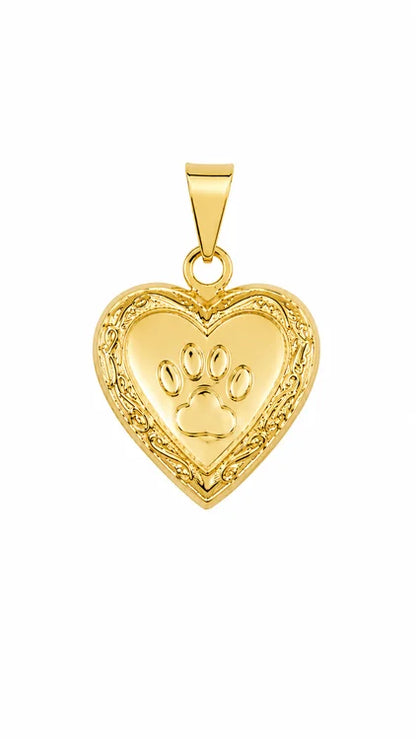 Pingente Relicário Pet Love Ouro 18k