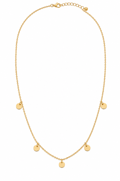 Choker Cartier Chapinha Redonda Ouro 18k