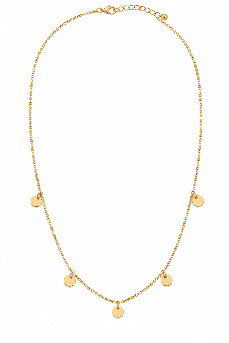 Choker Cartier Chapinha Redonda Ouro 18k