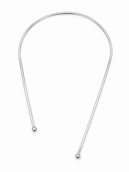 Choker Aro Basic Ròdio Branco