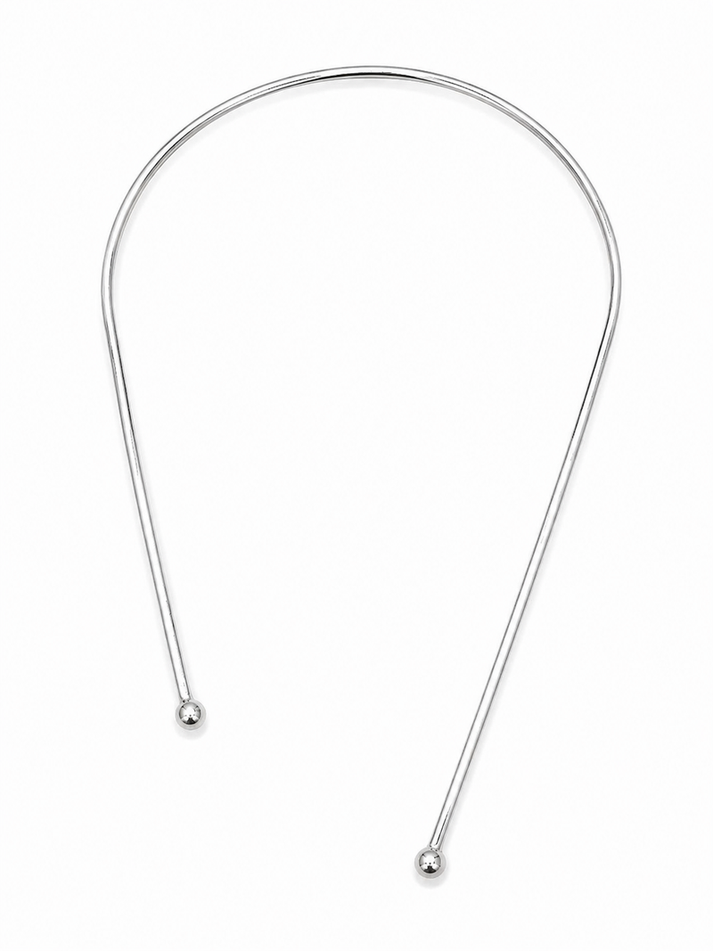 Choker Aro Basic Ròdio Branco