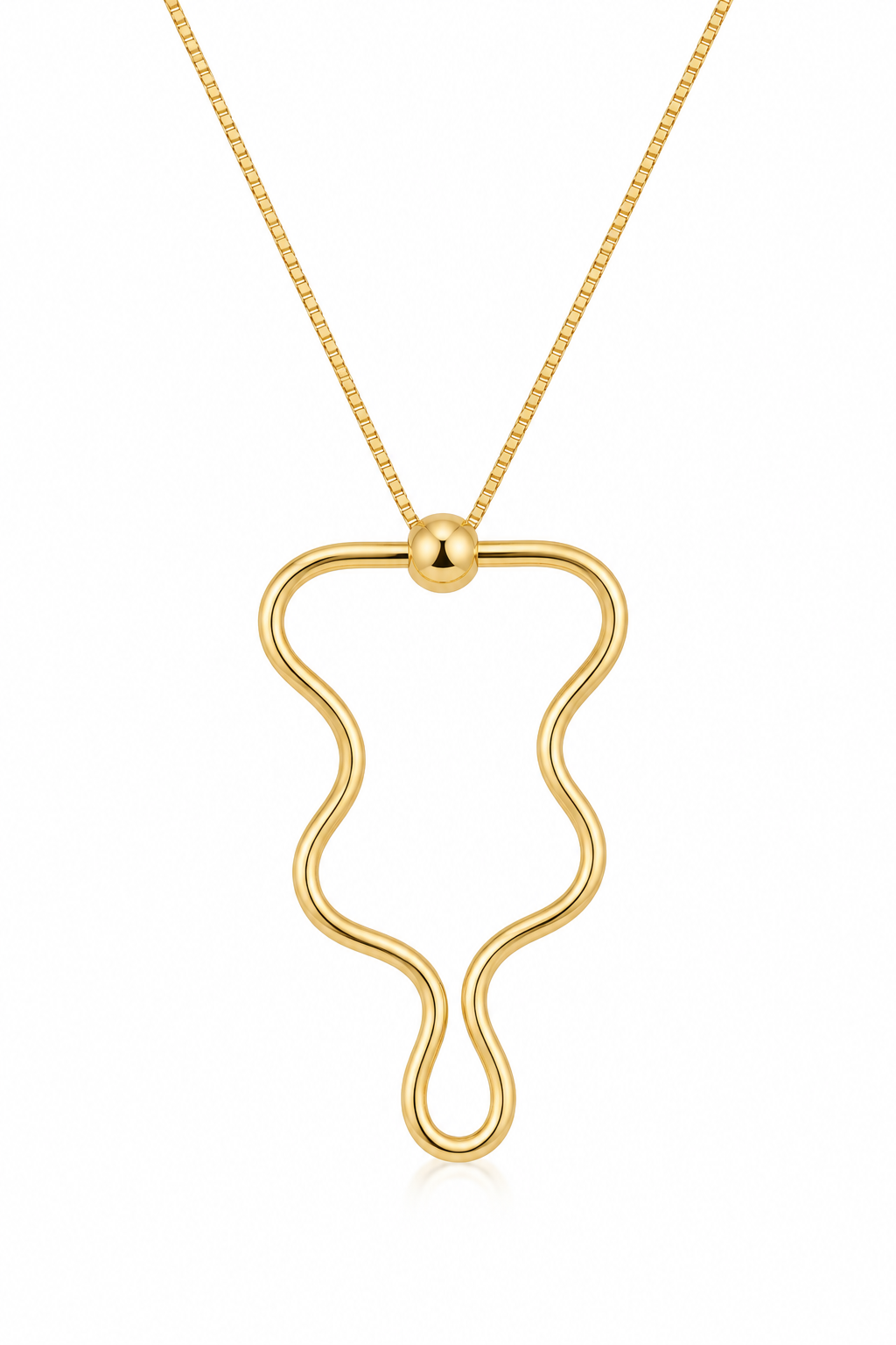 Scarlat SKU 15016 foto 1 | Colar Fio Orgânico Ouro 18k