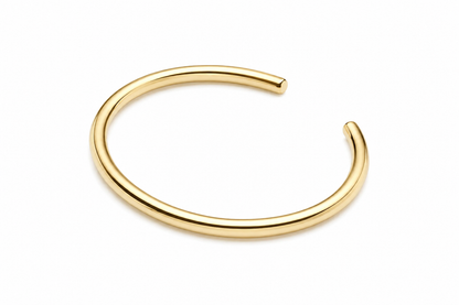 Bracelete Liso 3mm Arredondado Ouro 18k