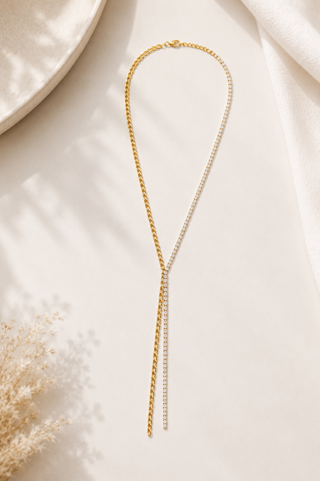 Gravata Cartier com Riviera Ouro 18k