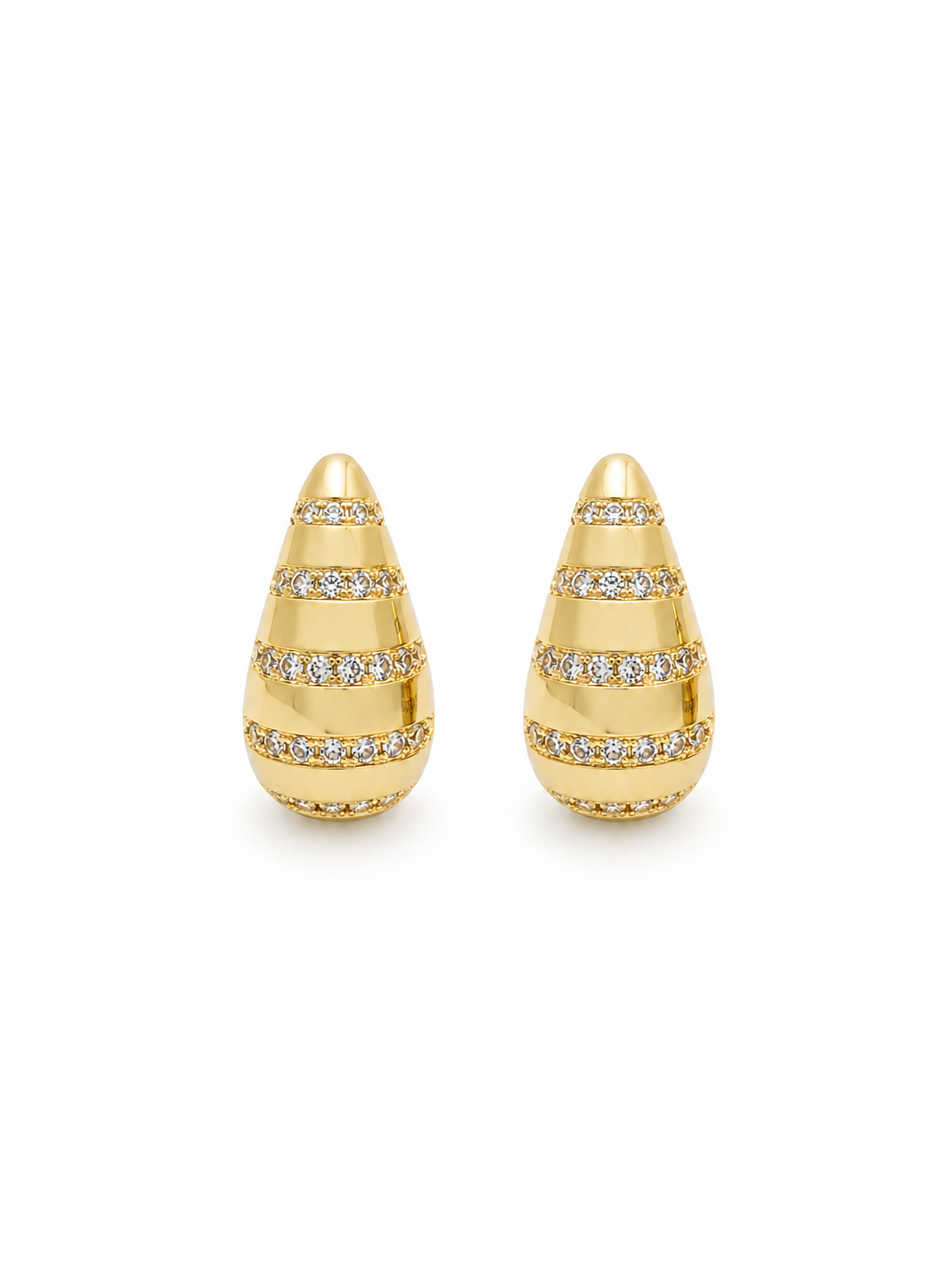 Brinco Zara Gota Fechada P Ouro 18k