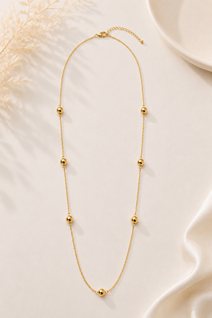 Colar Alongado Cartier com Esferas MontClair Ouro 18k