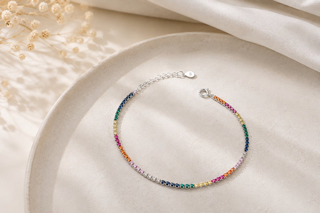 Pulseira Riviera Full Collor Prata 925