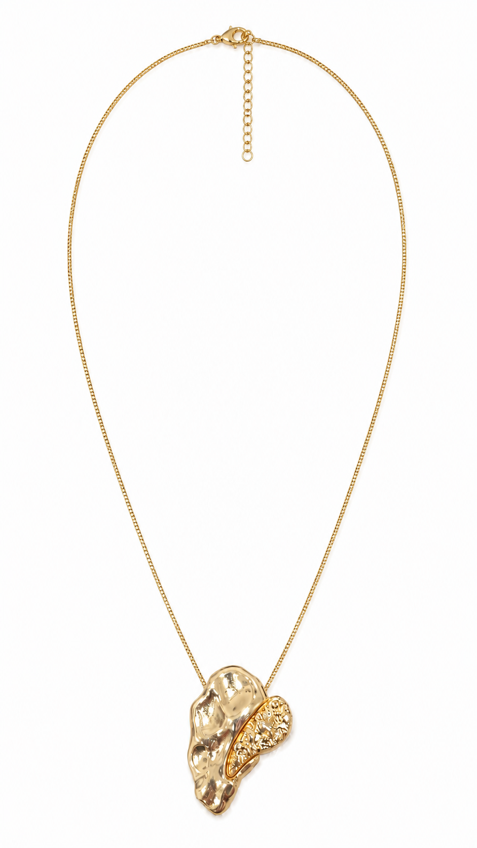 Colar Nuance Coração Liso Ouro 18k