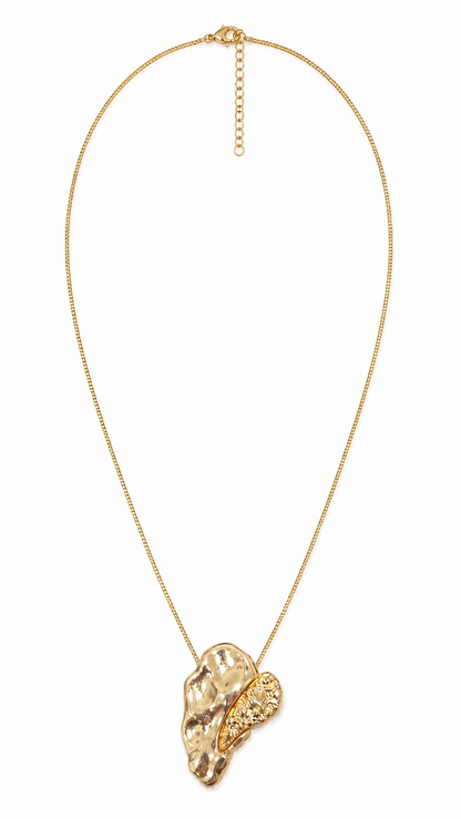 Colar Nuance Coração Liso Ouro 18k