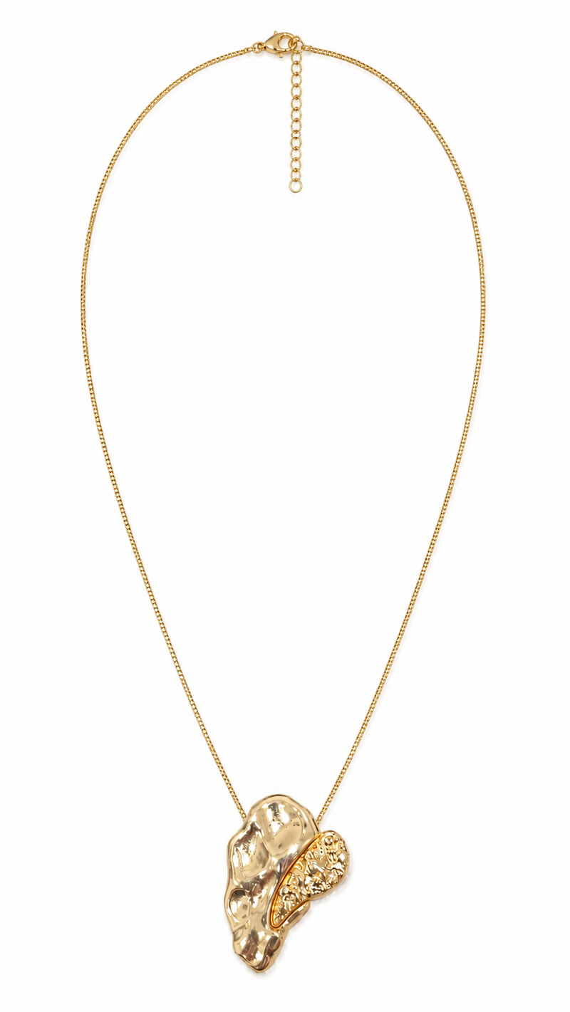 Colar Nuance Coração Liso Ouro 18k
