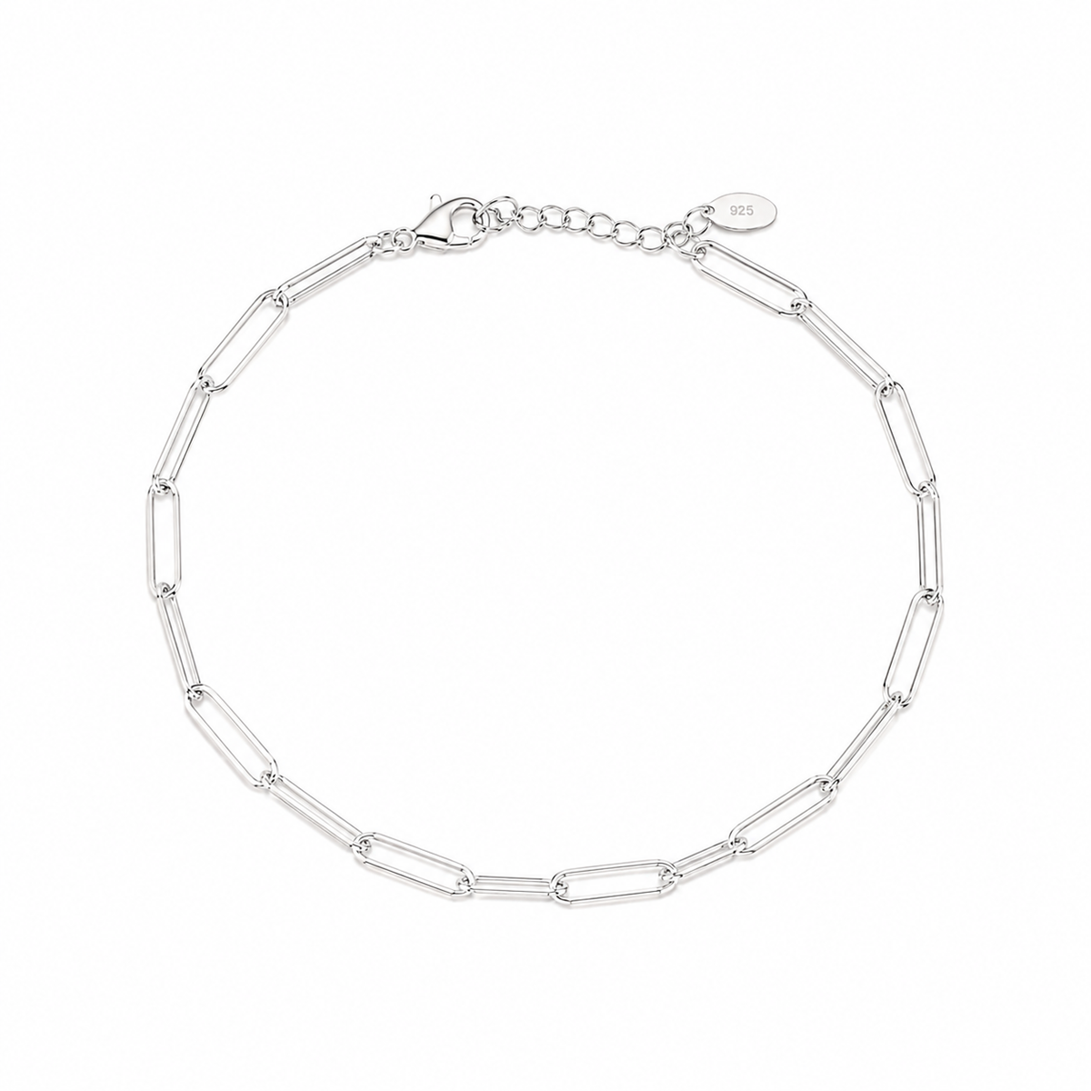 Tornozeleira Cartier Elo Longo Prata 925