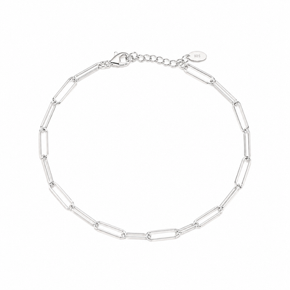 Tornozeleira Cartier Elo Longo Prata 925