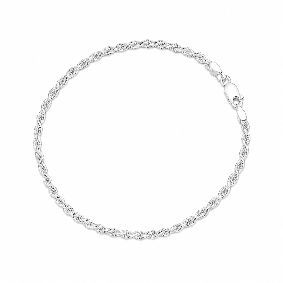 Pulseira Cordão Baiano Prata 925