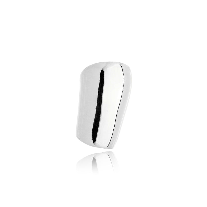Piercing Fake Bold Liso Folheado em Ródio Branco