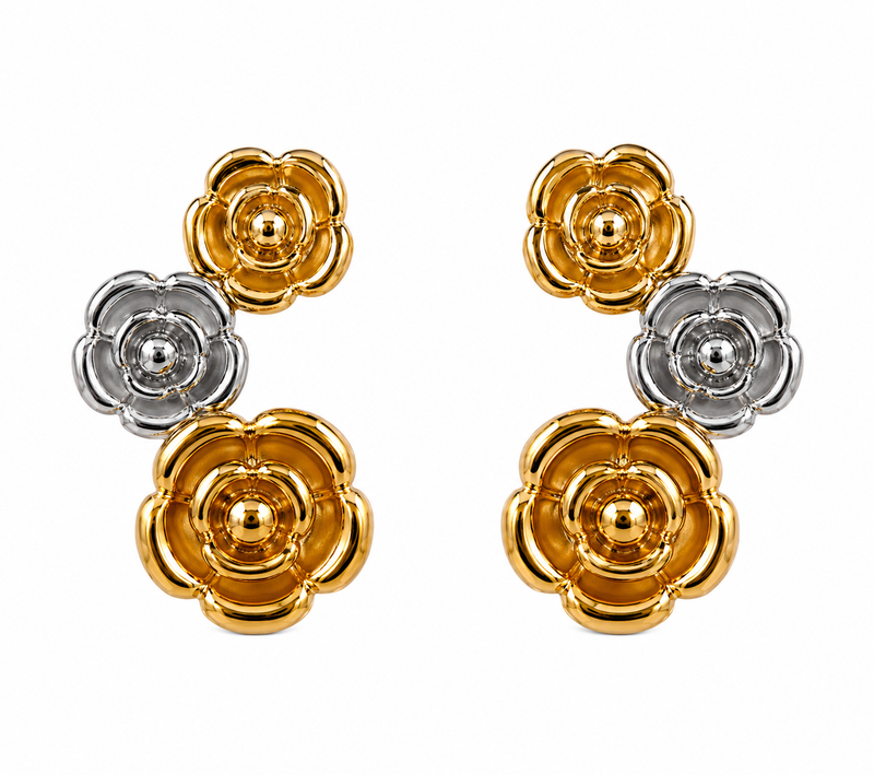 Brinco Nuance Flores Mix de Banhos