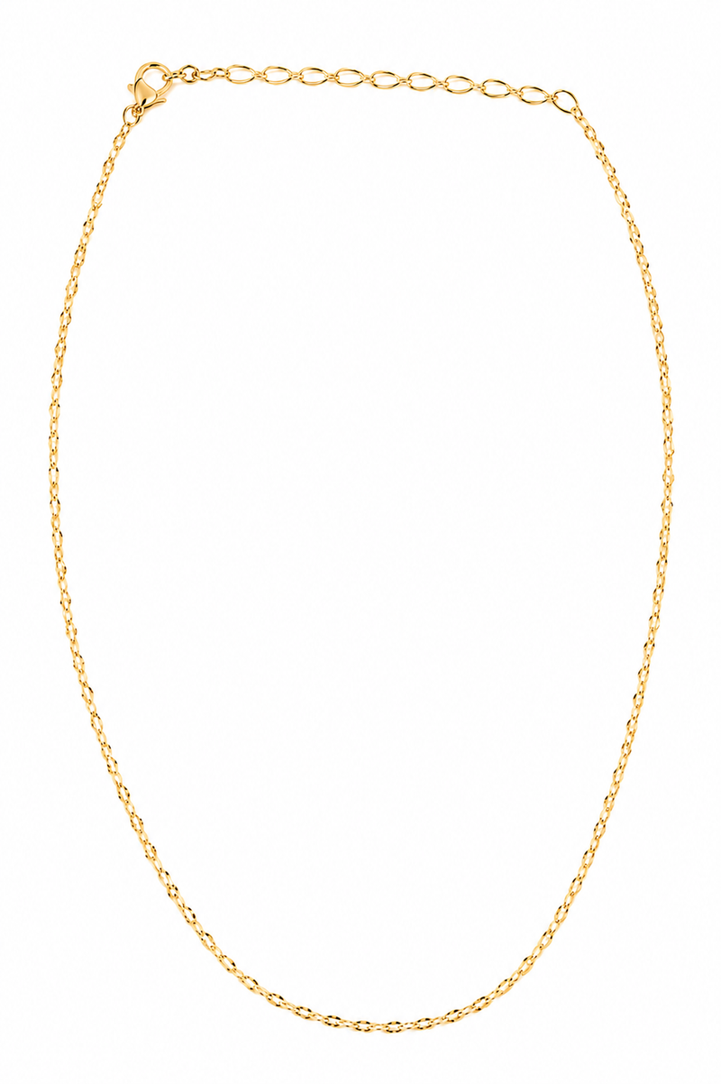 Choker Mini Elos Ovais MontClair Ouro 18k