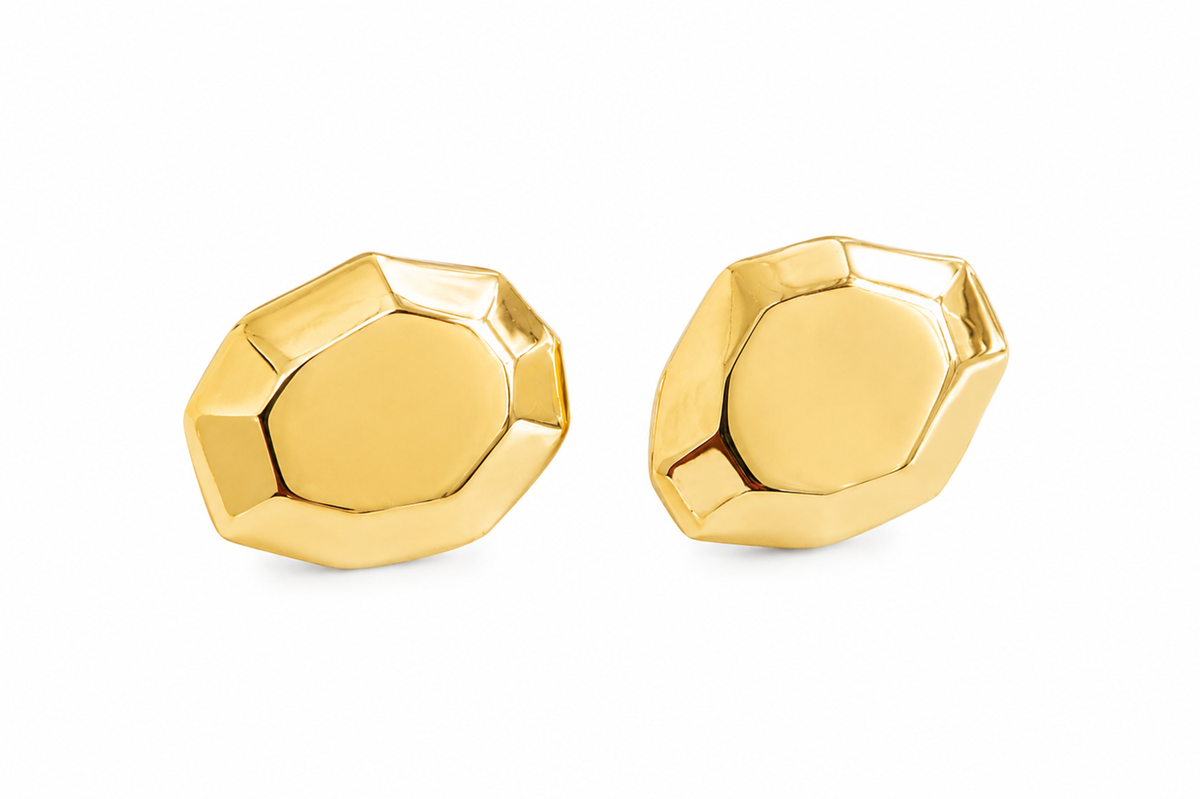 Brinco Facet Gold Ouro 18k