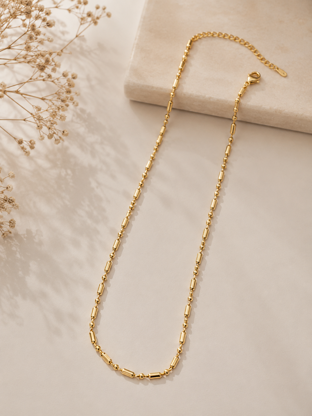 Choker Ponto e Vírgula Liso MontClair Ouro 18k