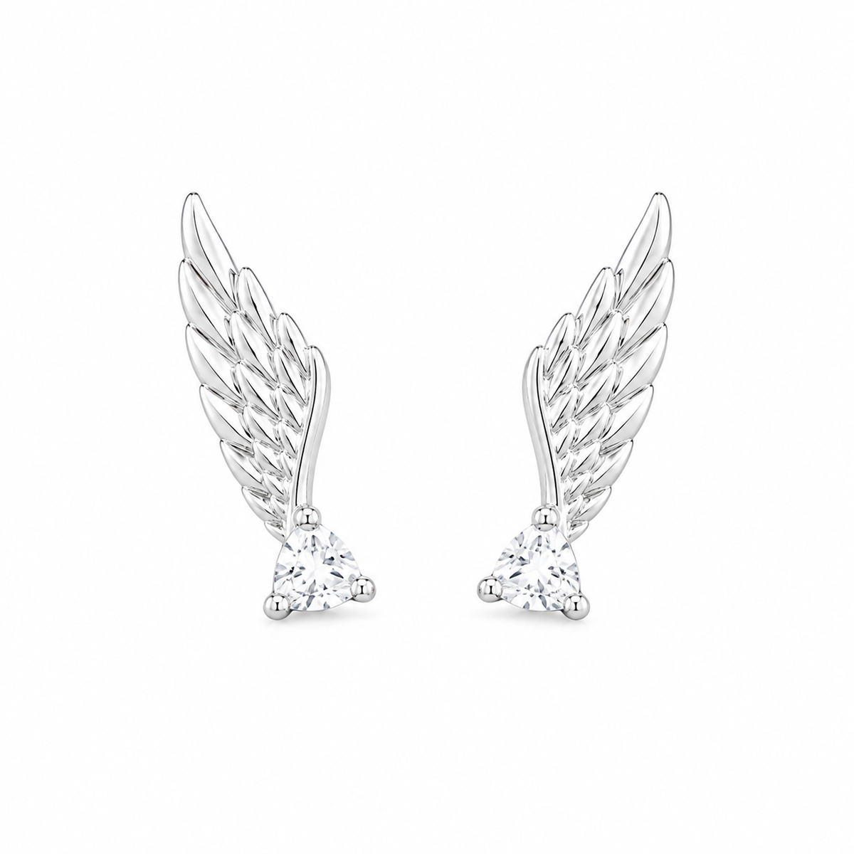 Brinco Asa de Anjo Prata 925