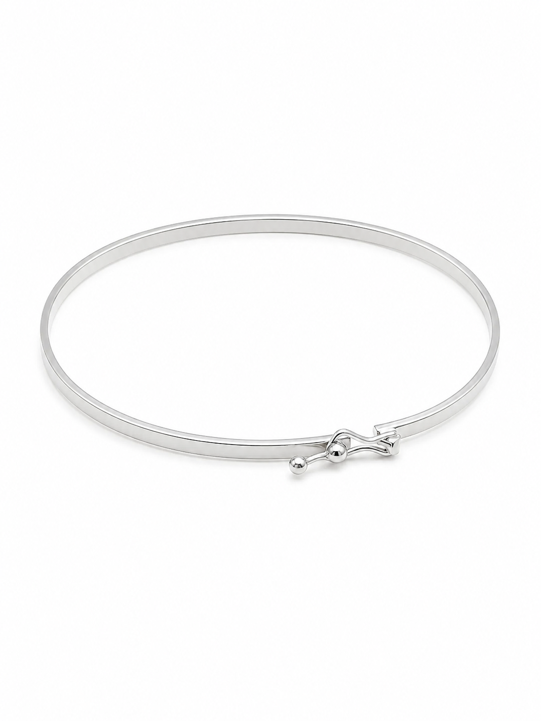 Bracelete Quaddrado Liso Prata 925