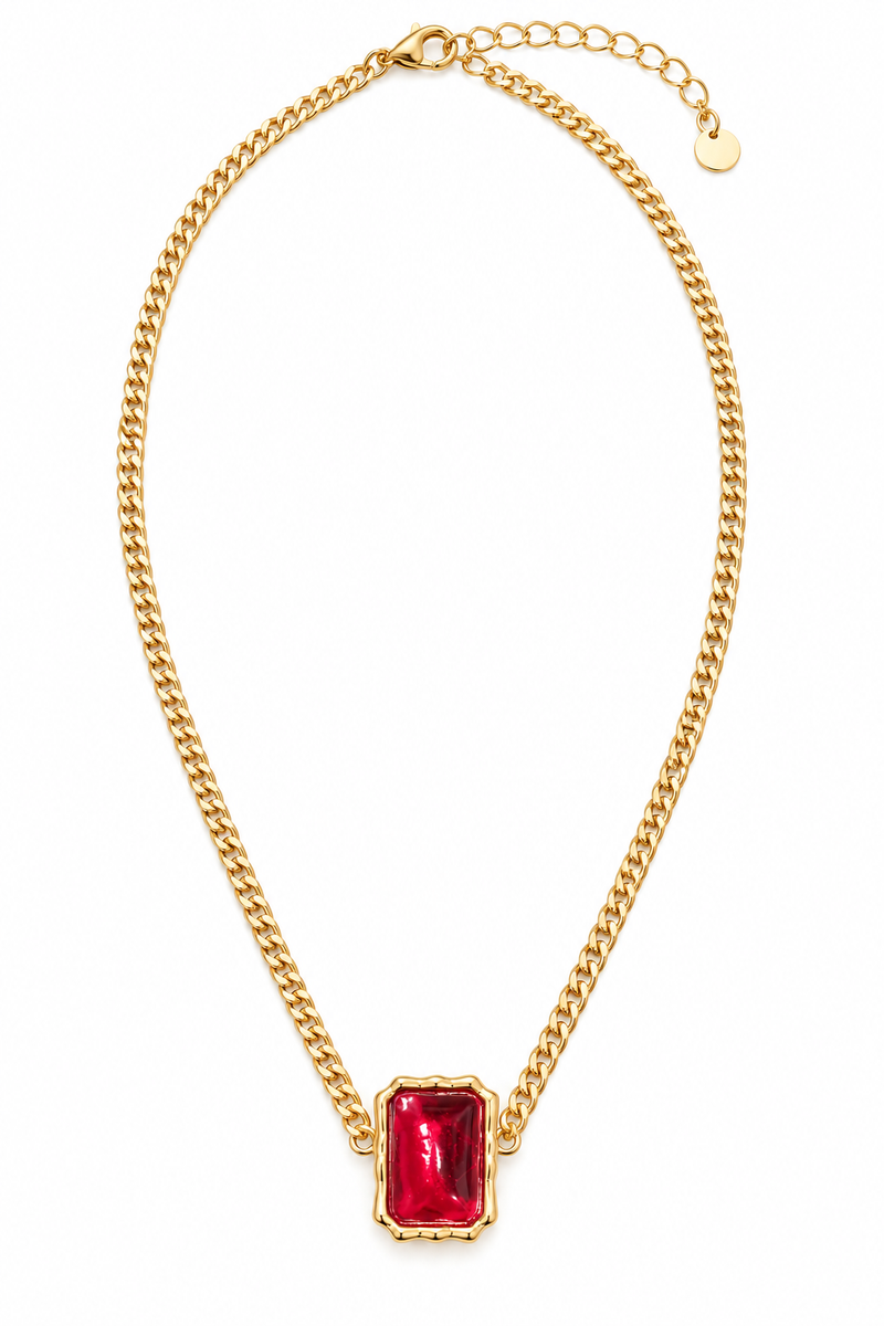 Colar Nobre Instinto Rubi Ouro 18k