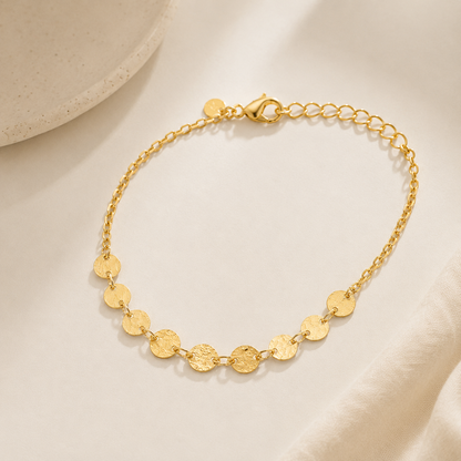 Pulseira Esfera Achatada na Cartier Ouro 18k