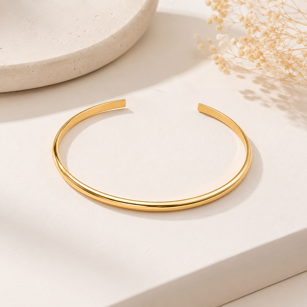 Choker Aro Liso 5,6MM Ouro 18k