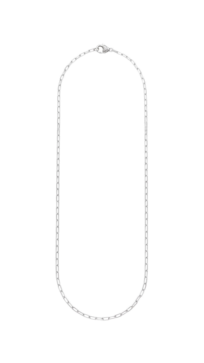 Corrente 60cm Prata 925 Masculina Cartier Puffer 1mm