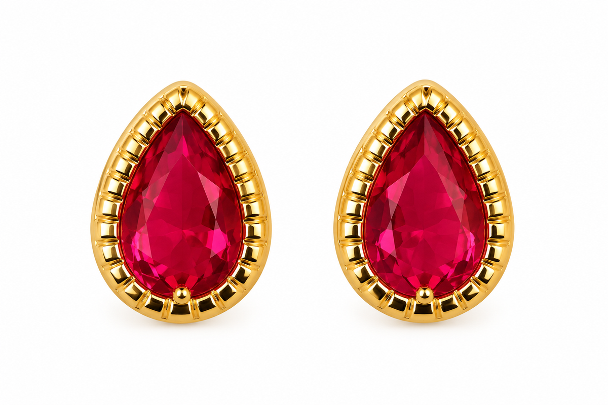 Scarlat SKU 15347 foto 1 | Brinco Essence Gota Zircônia Ouro18k