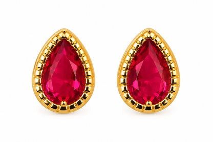 Scarlat SKU 15347 foto 1 | Brinco Essence Gota Zircônia Ouro18k