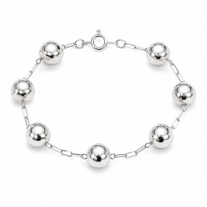 Pulseira Esfera Prata 925