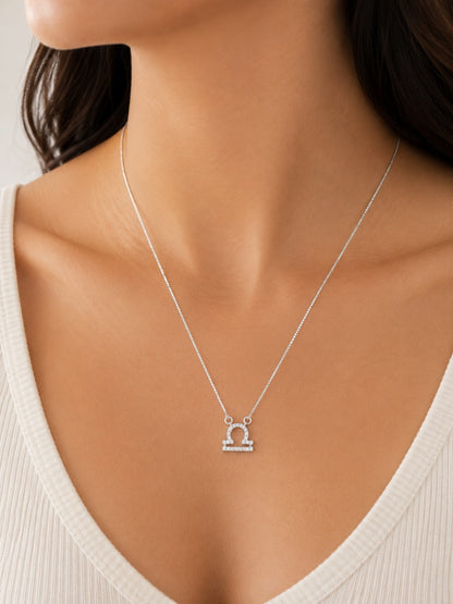 Colar Signo Libra Prata 925
