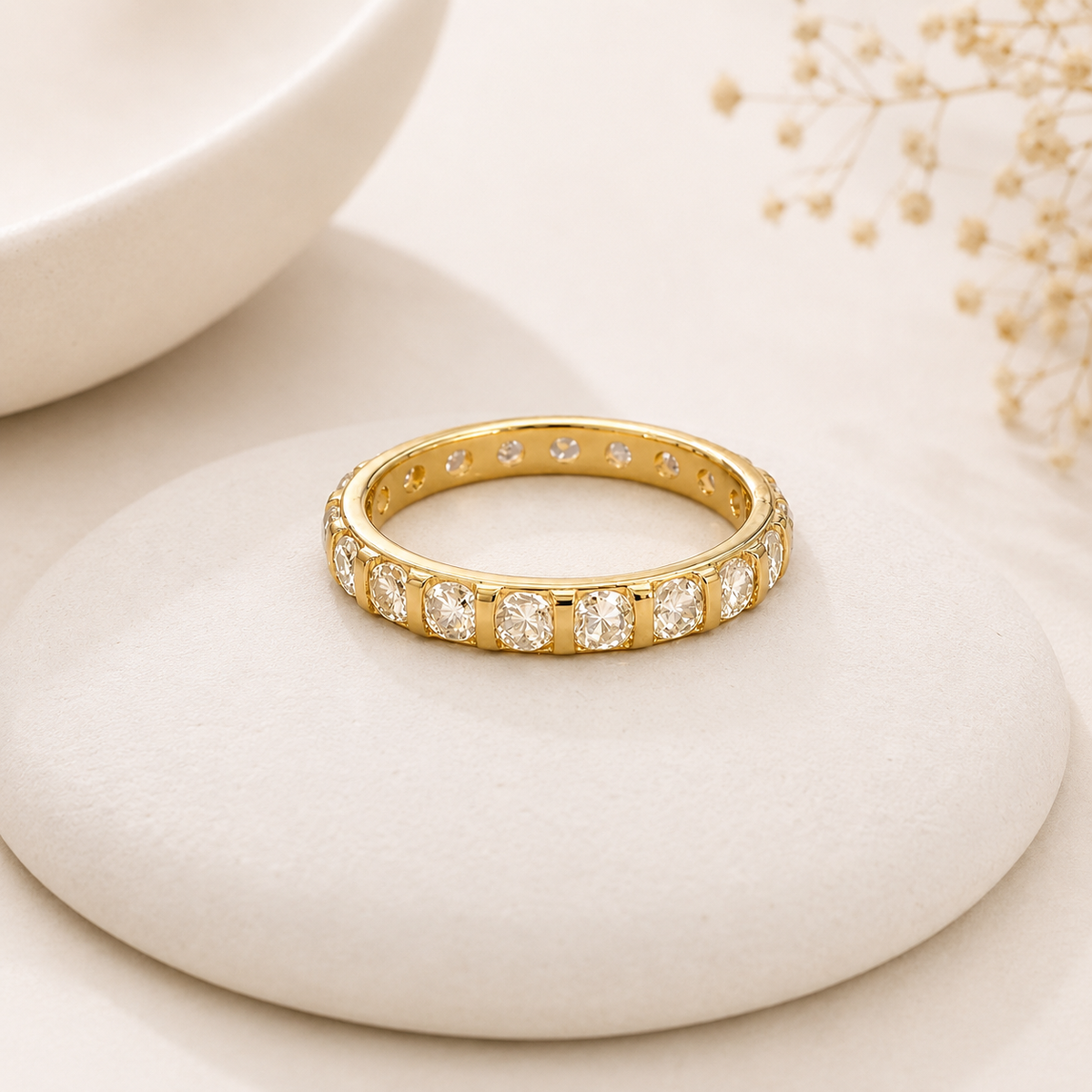 Anel Rainbow Citrino Ouro 18k
